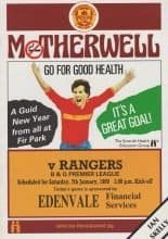 Motherwell v Glasgow Rangers 07-Jan-1989