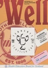 Motherwell v Glasgow Rangers 09-Jan-1993