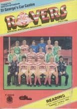 Doncaster Rovers v Reading 01-May-1984
