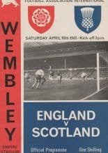 England v Scotland 10-Apr-1965