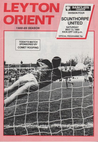 Leyton Orient v Scunthorpe United 13-May-1989