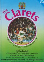 Burnley v Scunthorpe United 18-Dec-1989
