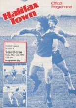 Halifax Town v Scunthorpe United 18-May-1979