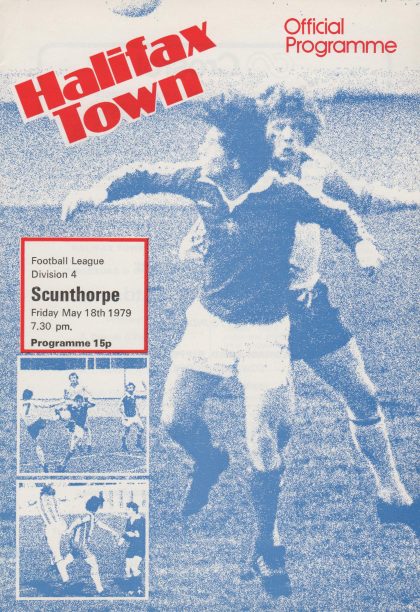 Halifax Town v Scunthorpe United 18-May-1979