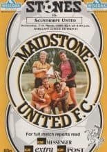 Maidstone United v Scunthorpe United  21-Mar-1990