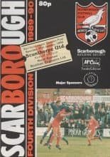 Scarborough v Scunthorpe United  27-Jan-1990