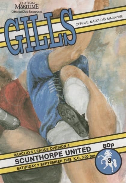 Gillingham v Scunthorpe United 02-Sep-1989