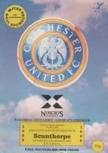 Colchester United v Scunthorpe United 31-Mar-1990