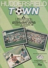 Huddersfield Town v Scunthorpe United 06-Sep-1988