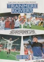 Tranmere Rovers v Scunthorpe United 07-Apr-1989