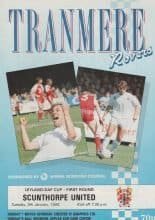 Tranmere Rovers v Scunthorpe United 09-Jan-1990