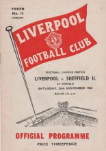 Liverpool v Sheffield United 26-Nov-1960