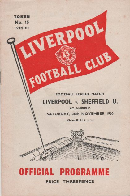 Liverpool v Sheffield United 26-Nov-1960