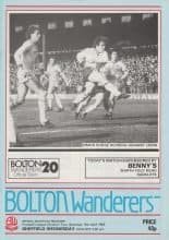 Bolton Wanderers v Sheffield Wednesday  09-Apr-1983