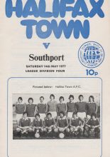 Halifax Town v Southport 14-May-1977