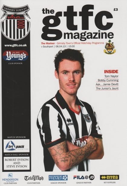 Grimsby Town v Southport 06-Apr-2013
