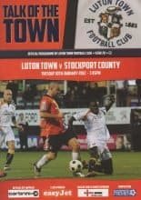 Luton Town v Stockport County 10-Jan-2012