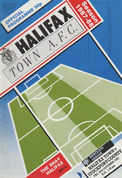 Halifax Town v Stockport County 16-Oct-1987