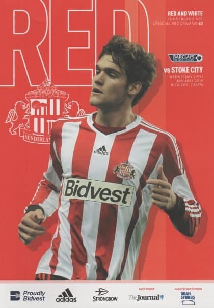 Sunderland v Stoke City  29-Jan-2014