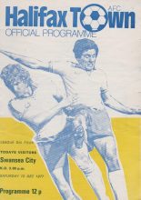 Halifax Town v Swansea City  10-Dec-1977