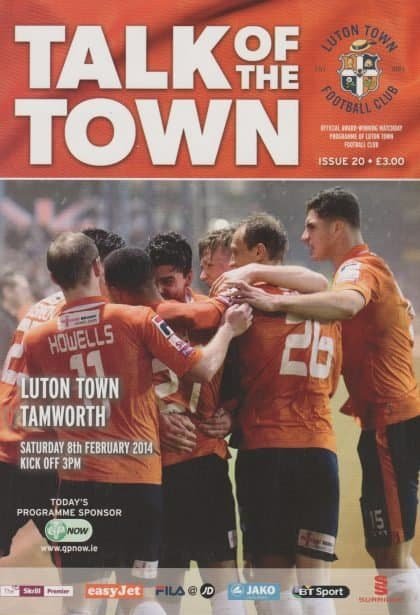 Luton Town v Tamworth 08-Feb-2014