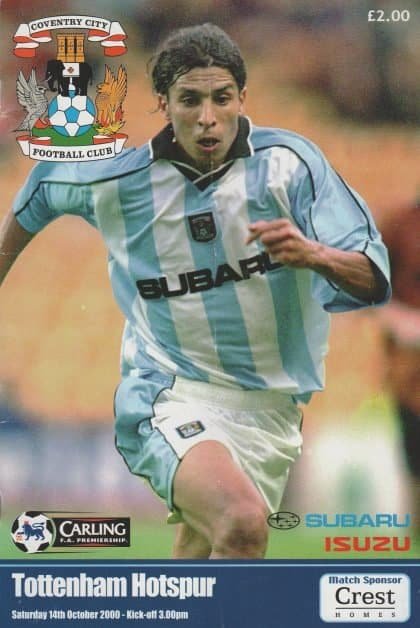 Coventry City v Tottenham Hotspur 14-Oct-2000