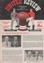 Manchester United v Tottenham Hotspur 20-Sep-1958