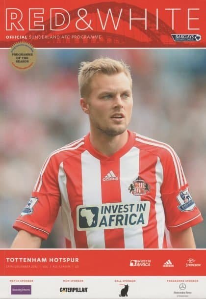 Sunderland v Tottenham Hotspur 29-Dec-2012