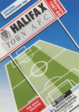 Halifax Town v Tranmere Rovers 18-Sep-1987