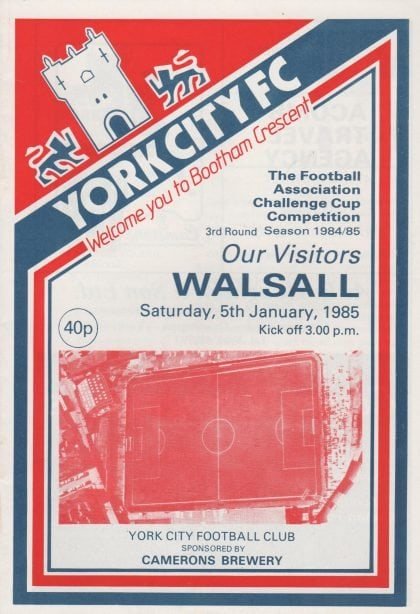 York City v Walsall 05-Jan-1985