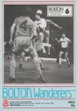 Bolton Wanderers v Watford 05-Oct-1982