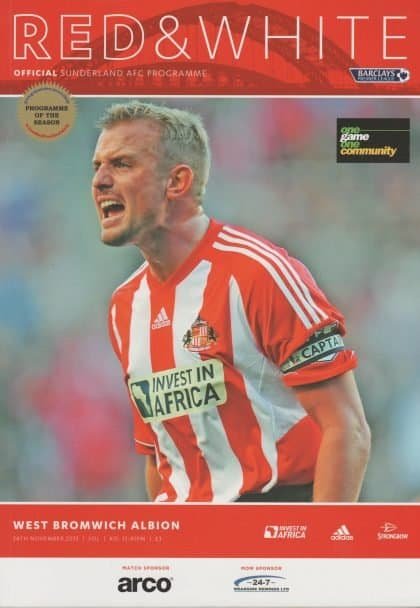 Sunderland v West Bromwich Albion  24-Nov-2012