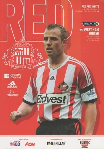 Sunderland v West Ham United 31-Mar-2014