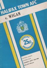 Halifax Town v Wigan Athletic 16-Sep-1980
