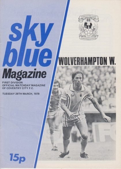 Coventry City v Wolverhampton Wanderers 28-Mar-1978