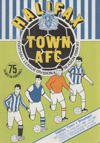 Halifax Town v Wrexham  31-Jan-1987