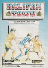 Halifax Town v Wrexham  04-Oct-1988