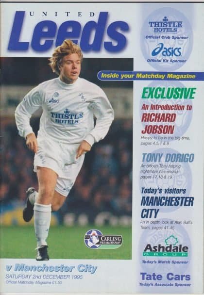 Leeds United v Manchester City 02-Dec-1995