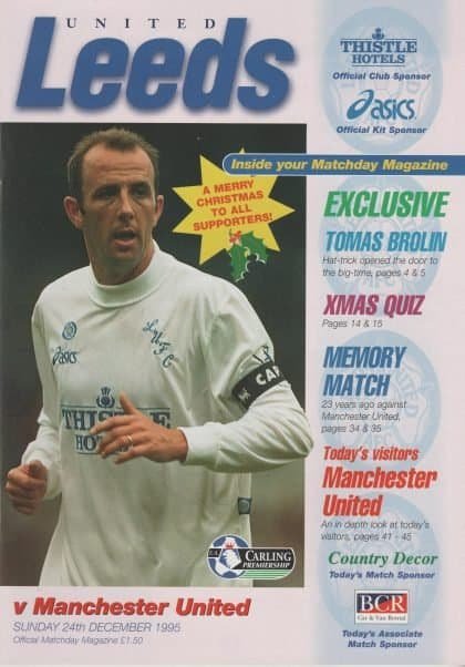 Leeds United v Manchester United 24-Dec-1995