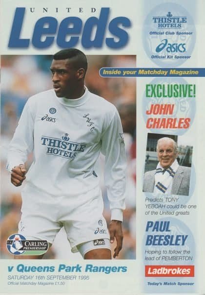 Leeds United v Queens Park Rangers 16-Sep-1995