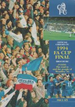 Official Chelsea FC 1994 FA Cup Final brochure
