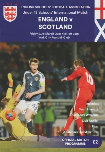 England u18 v Scotland u18 23-Mar-2018