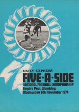 Daily Express National Five-a-side Football Championship  1974