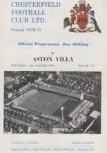Chesterfield v Aston Villa 15-Aug-1970
