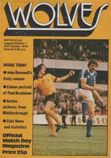 Wolverhampton Wanderers v Aston Villa 27-Oct-1979