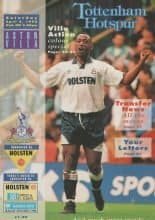 Tottenham Hotspur v Aston Villa 04-Apr-1992