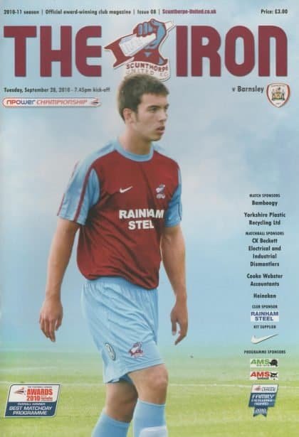 Scunthorpe United v Barnsley  28-Sep-2010