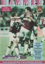 West Ham United v Blackburn Rovers 30-Apr-1995