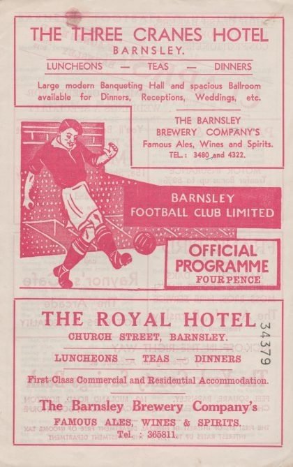 Barnsley v Bradford City 14-Nov-1959