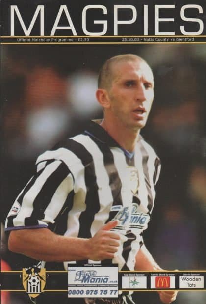 Notts County v Brentford 25-Oct-2003